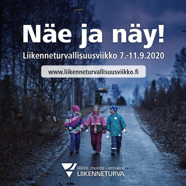 Liikenneturvallisuusviikko: näe ja näy